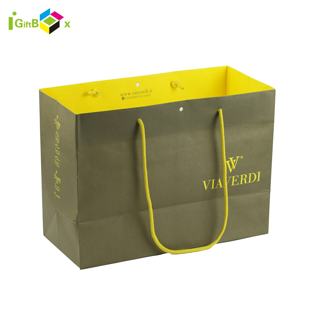 High Grade Craft Shopping Apparel Packaging Custom Gift Bags