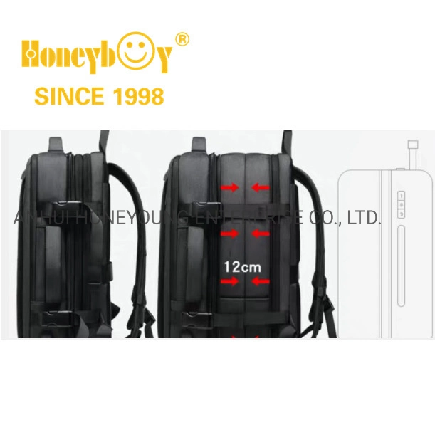 Laptop Expandable Business Travel Backpack Men's Large Capacity Computer Backpack