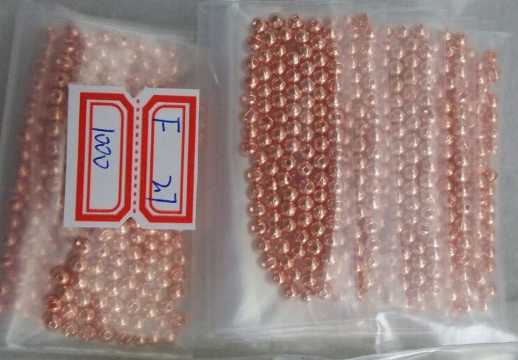 Dia1.5-Dia5.5mm Different Color Tungsten Slotted Beads for Fly Tying