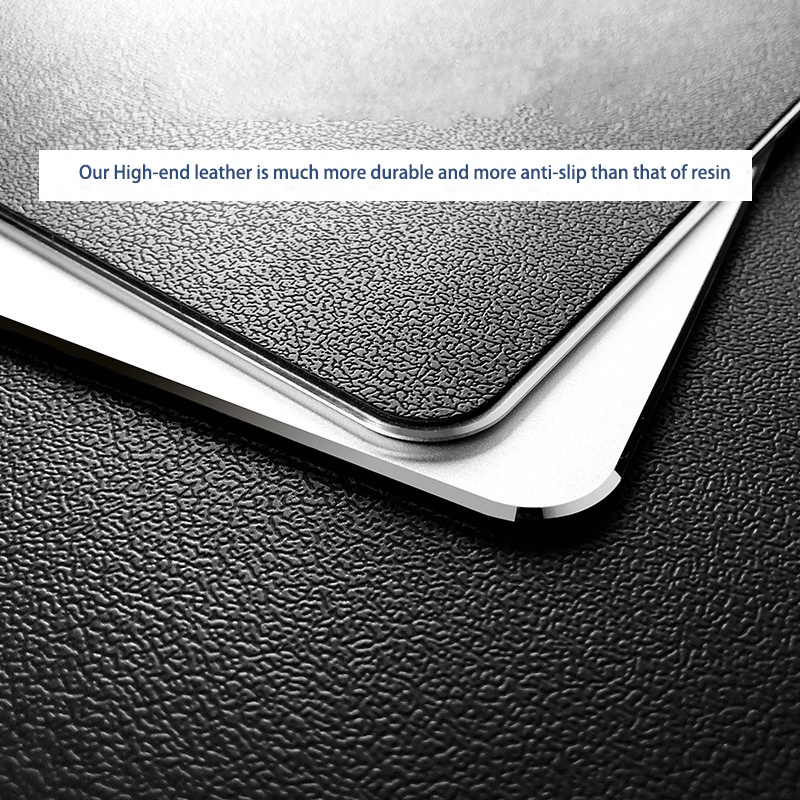 Factory Customized Direct Sales Game Office Single/Double-Sided Adhesive Aluminum Alloy Hard Double-Sided Mouse Pad