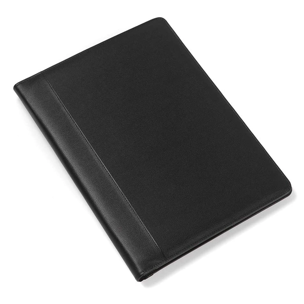 Personalized Fashion File Folder Business Padfolio A4 Binder Custom Faux Leather Portfolio