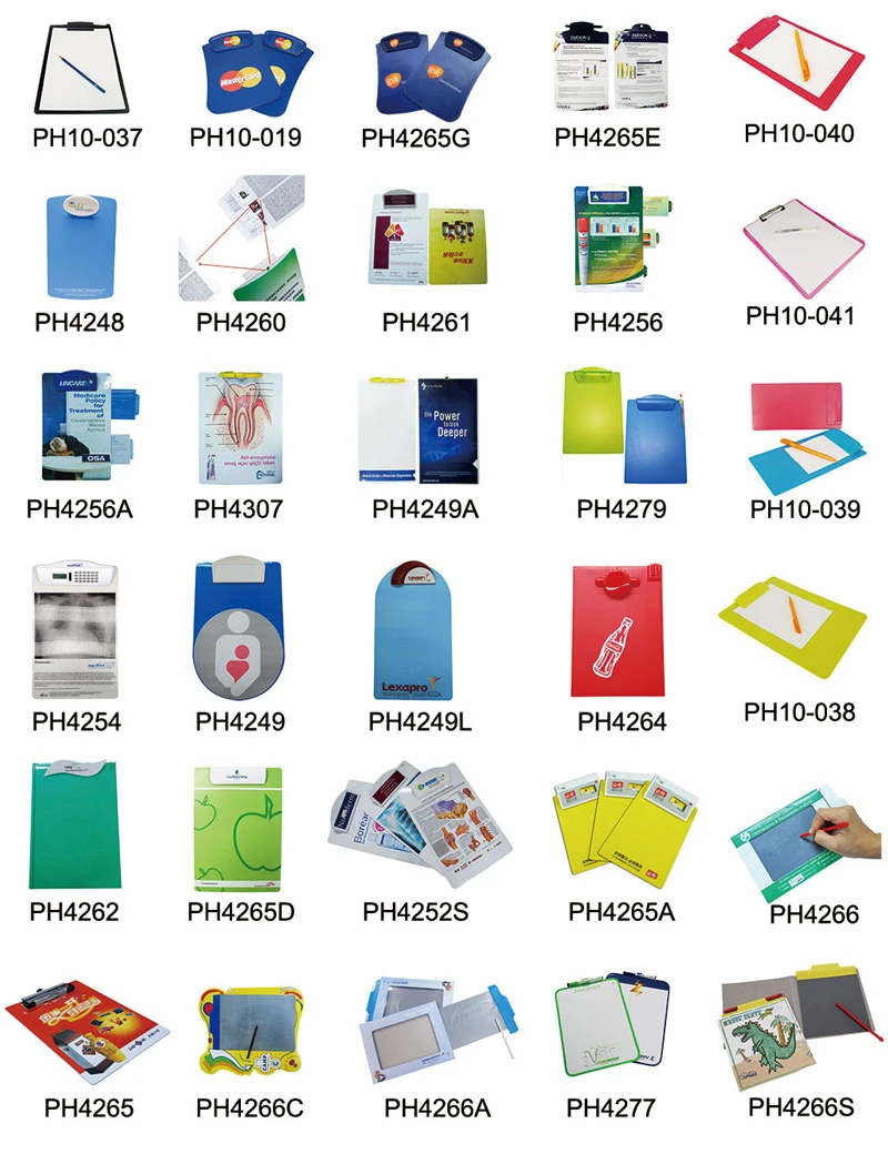 Promotion Standard Hospital Plastic Clipboard