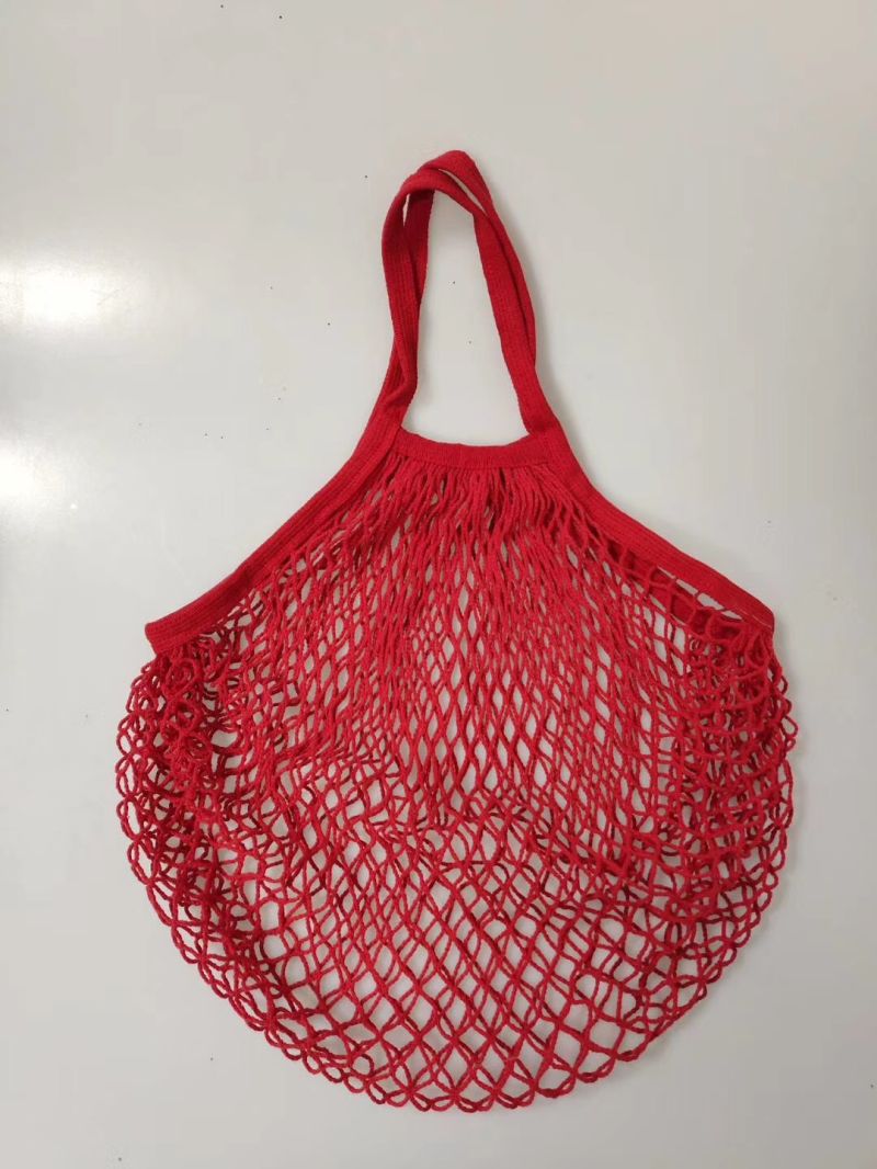 Eco-Friendly Colorful Fruits Vegetables Grocery Shopping Mesh Net Bag