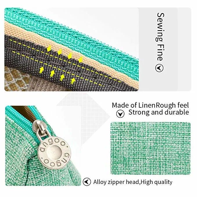 Cheap Multifunctional Stationery Zipper Pencil Case with Compartments
