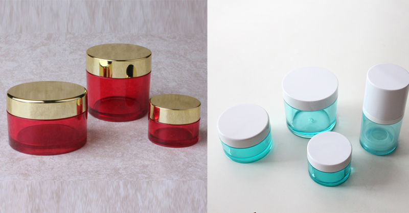 80ml, 100ml, 140ml Transparent PETG Cosmetic Jar Packaging for Cosmetics