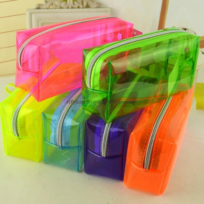 Multi-Functional Printing Cotton Stationery Pen Pencil Bags High Capacity Zip Lock Canvas Pencil Case Bag
