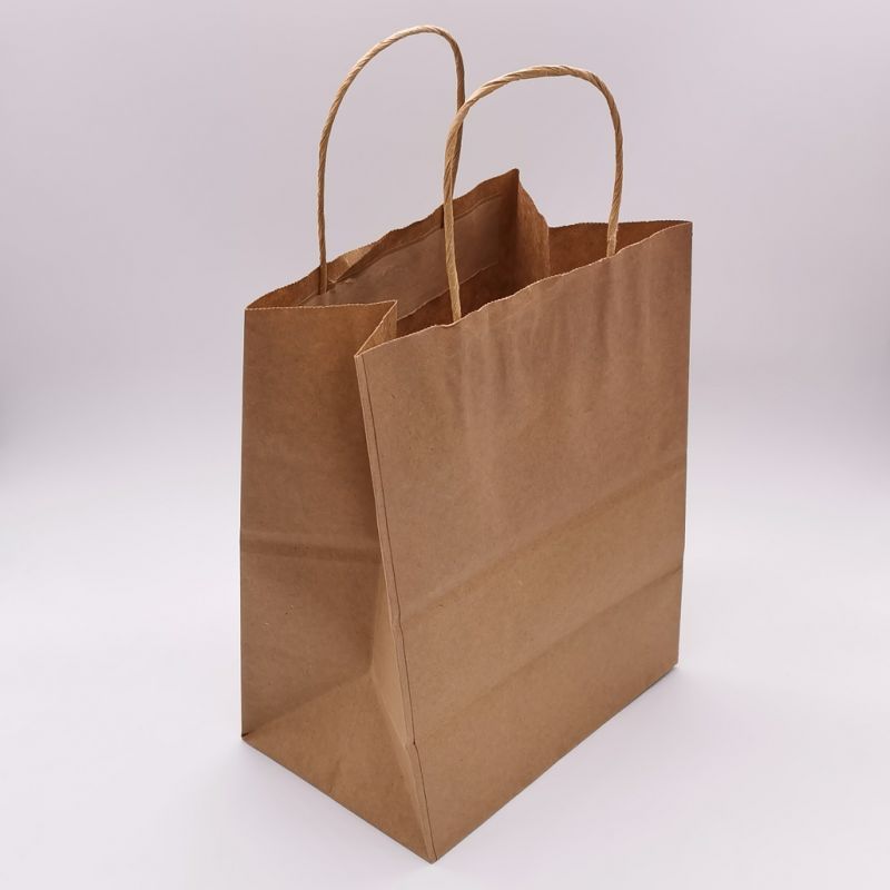 Logo Printing Paper Bags Kraft Paper Bags with Handles