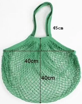 Cotton Sturdy Net Mesh Produce Shopping Tote String Bag