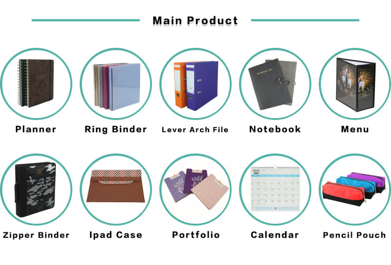 Custom 1" Round Ring175-Sheet Capacity Glitter PU Binder