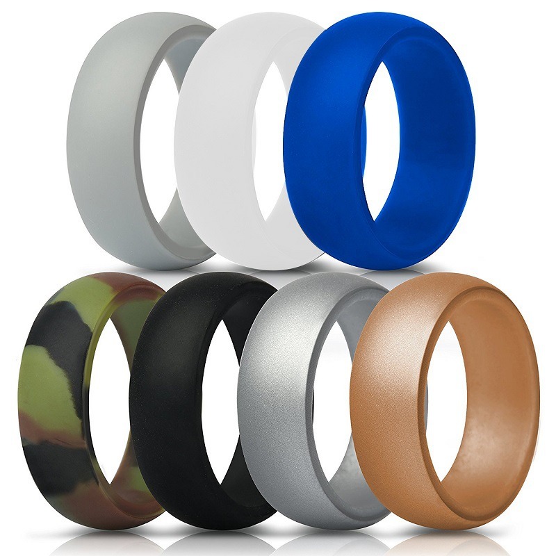 Men's Silicon Wedding Rings, Women's Silicone Finger Rings