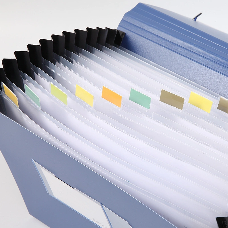 Custom Accordion Document Organizer File Folder Pockets Binder