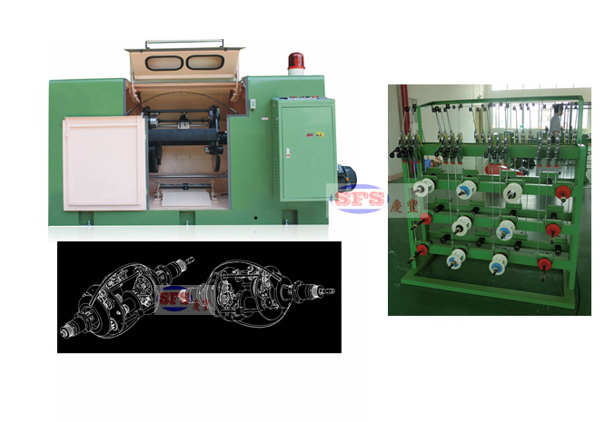 Double Bow Stranding Machine, Double Bunching Machine, Bow Stranding machine, Bow Twisting Machine, High Speed Bunching machine, Double Strander, Double Twister