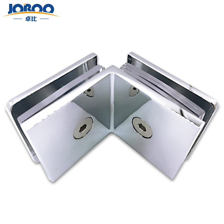 Wholesale High Quality Brass Square Shower Room Glass Door Bracket Clip for Frameless Shower Screen