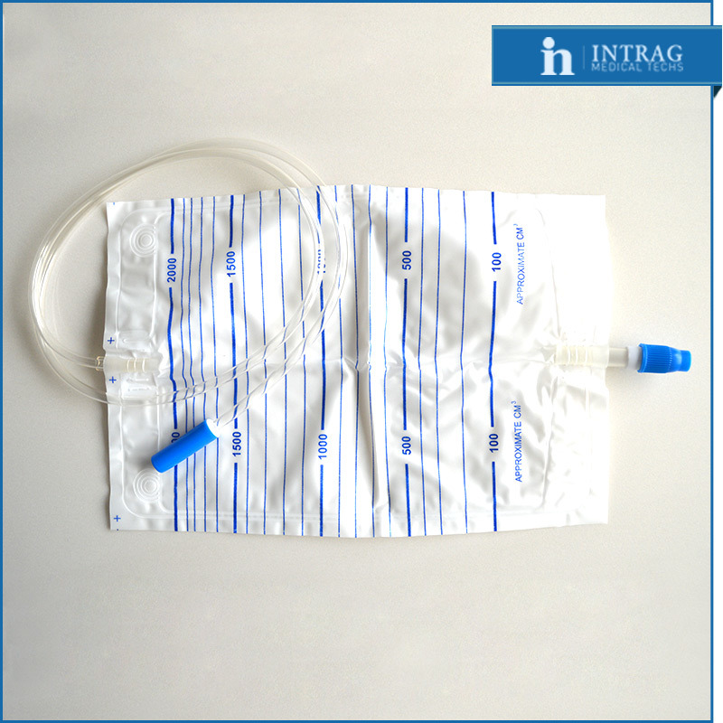 Disposable Urine Drainage Bag with Cross Valve