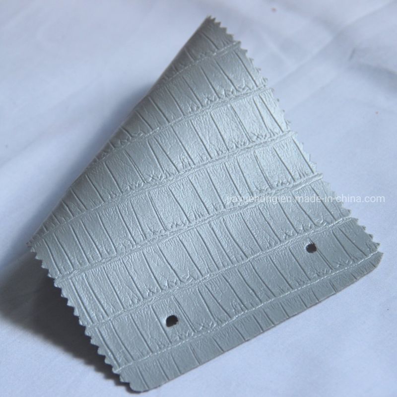 PVC Synthetic Leather, Upholstery Leather, Embossed Two-Tone Tipping Effect Leather