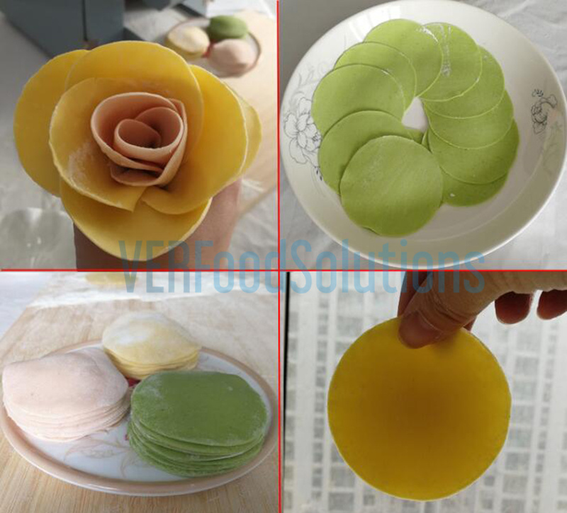 Electric Wheat Dough Wrapper Momo / Dumpling/ Wonton Skin Wrapper Making Machine