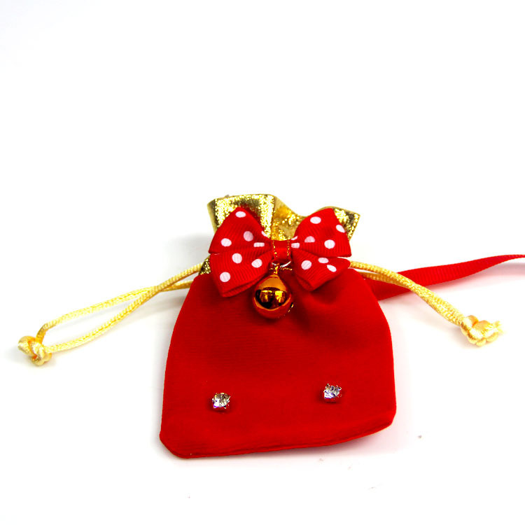 New Year's Pet Blessing Bag Dog Red Envelope Hanging Neck Ring Bell Bag