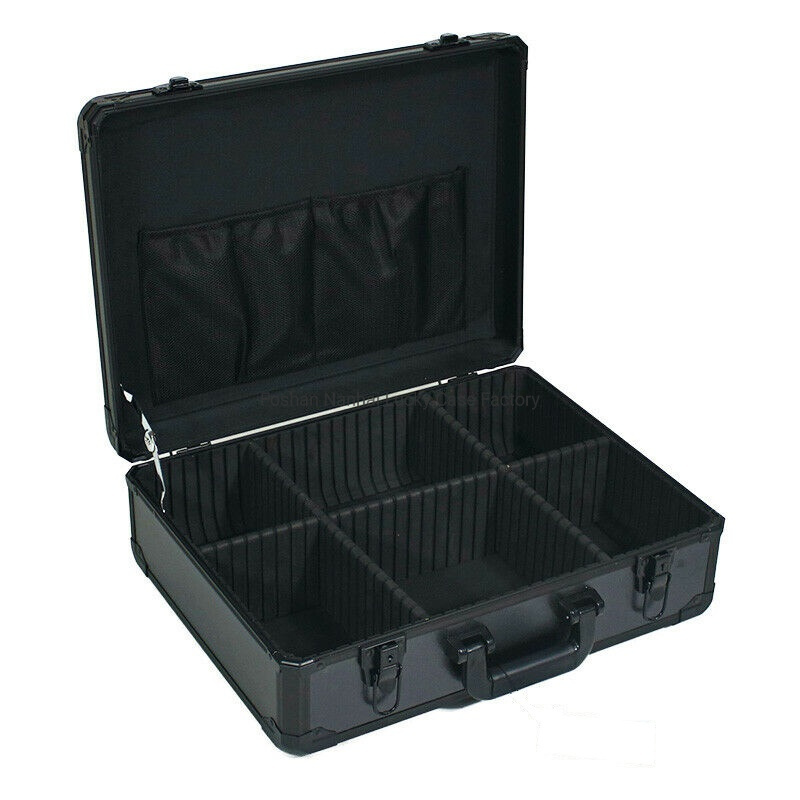 Aluminum Black Color Hard Case Toolbox Briefcase