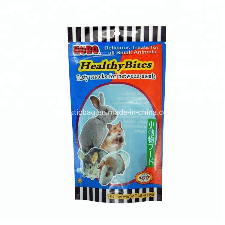 Custom Printed Zip Lock Pet Dog Food Pouch with Resealable Zipper