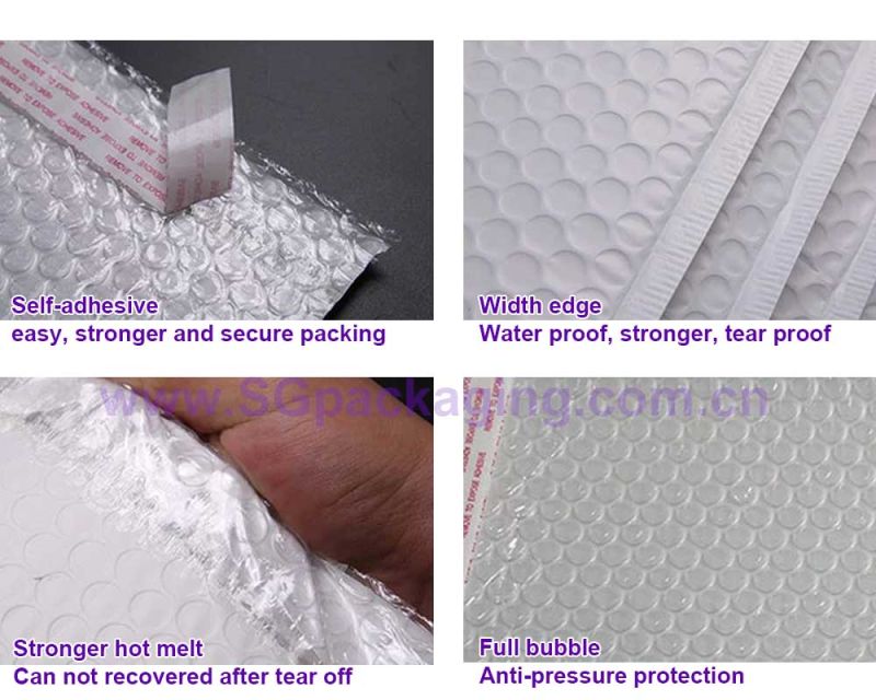 Hot Sell High Quality Plump Bubble Mailer Envelopes