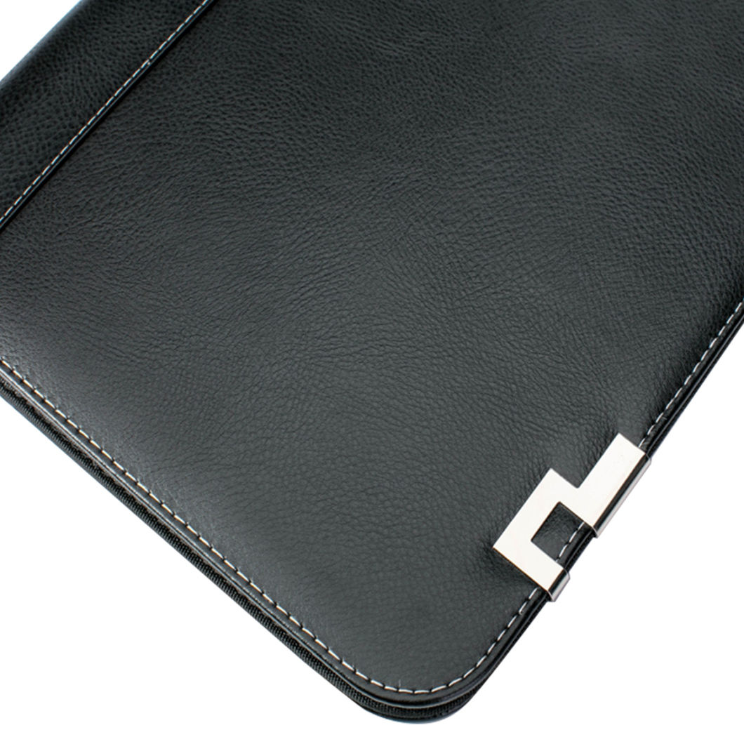 Office Stationery Binder Notebook Loose PU Leather Popular Customized Logo File Folder