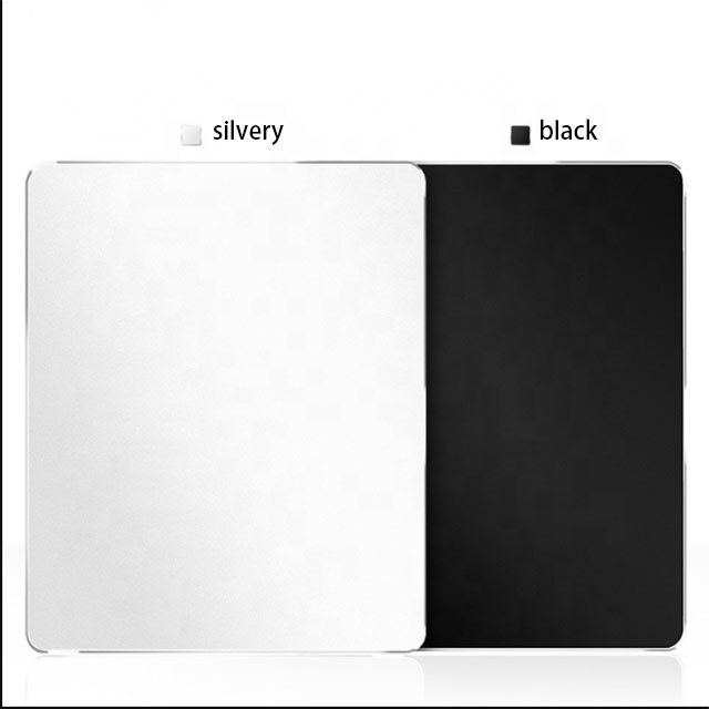 Factory Customized Direct Sales Game Office Single/Double-Sided Adhesive Aluminum Alloy Hard Double-Sided Mouse Pad