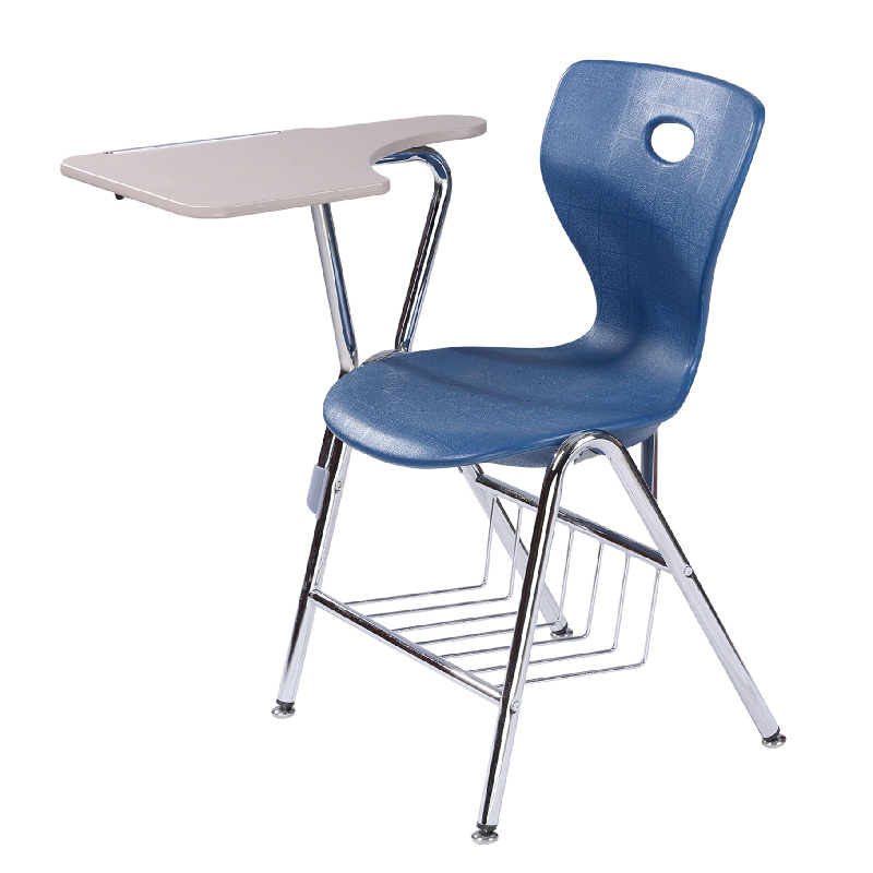 Europe Style High School Writing Chair with Writing Pad
