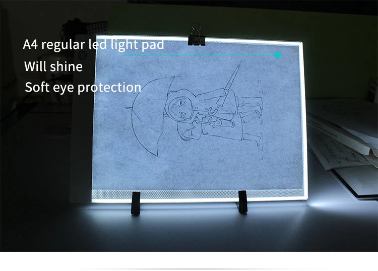 Portable A4 Tracing Board Drawing Board Tracing Light Pad for Tattoo Acrylic LED Light Pad Drawing Light Box