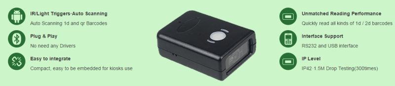 Kiosk Auto Scanning Mrz Passport Scanner/Ocr Passport Reader From China Manufacturer Ms4100