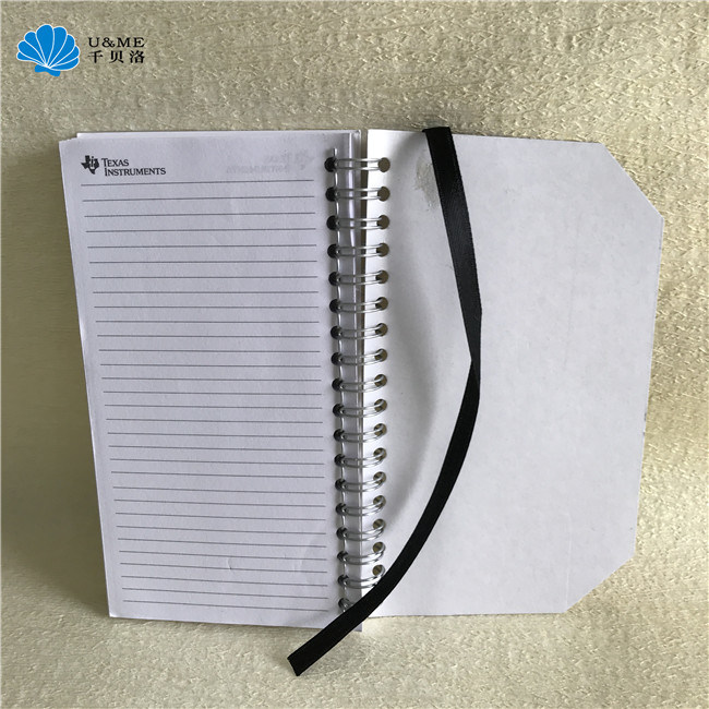 Frosted PP Cover A6 O Wire Memo Pad Spiral Hardcover School Stationery Notebook