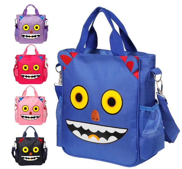 Children's Hand Bag Tote Bag Cartoon Style Carry Bag One-Shoulder School Backpack