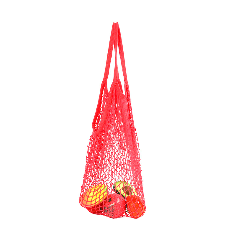 Eco-Friendly Colorful Fruits Vegetables Grocery Shopping Mesh Net Bag