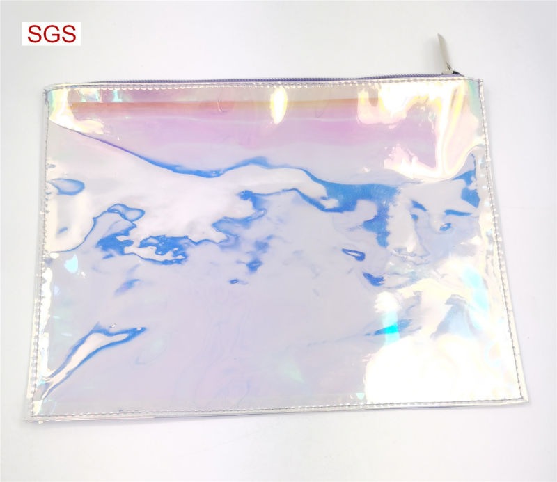 Custom New Product Travel Shiny PVC Leather Cosmetic Makeup Bag