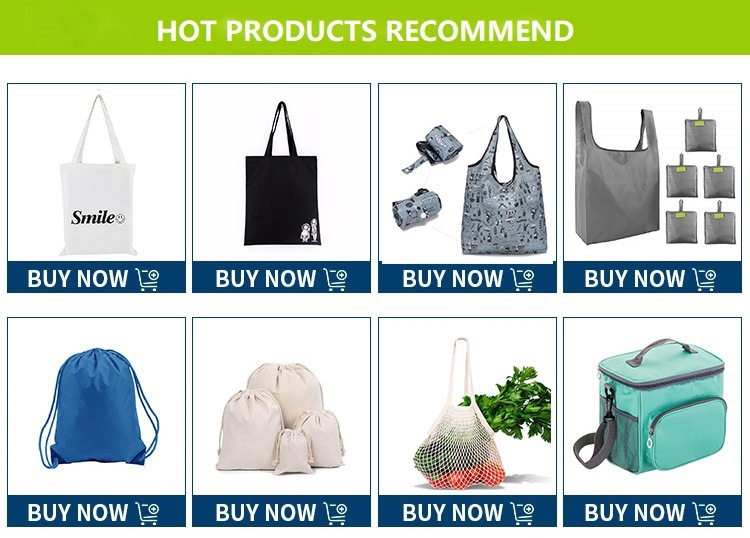 Customized Printing Reusable Eco Friendly Canvas Tote Shopping Bag