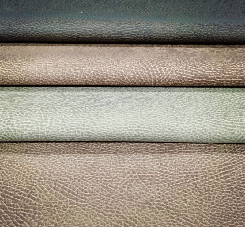 Lychee Artifical Synthetic Faux Imitation PU Leather for Sofa -Monty