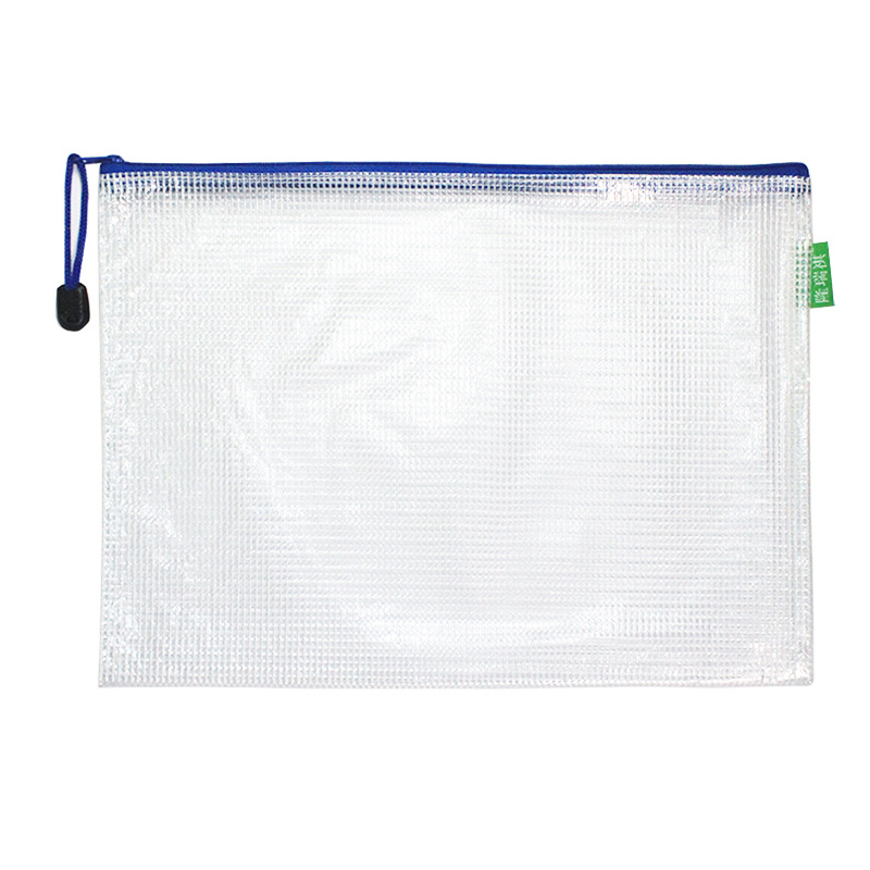 Convenient PVC Organizer Storage Packing Cosmetics Pouch Wear-Resistant Document Bag