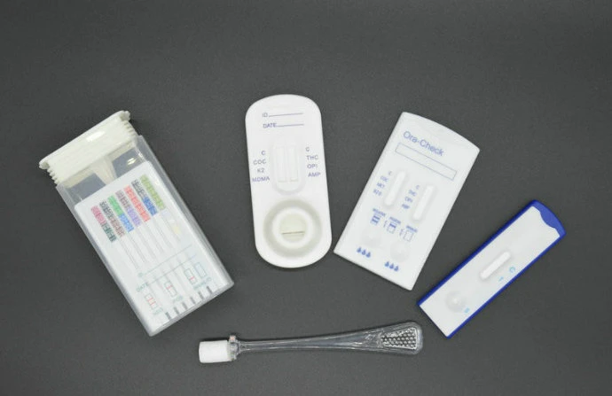 Oral Fluid Drug Screen Device Saliva Test for Met Thc Coc Drug Alcohol Detection