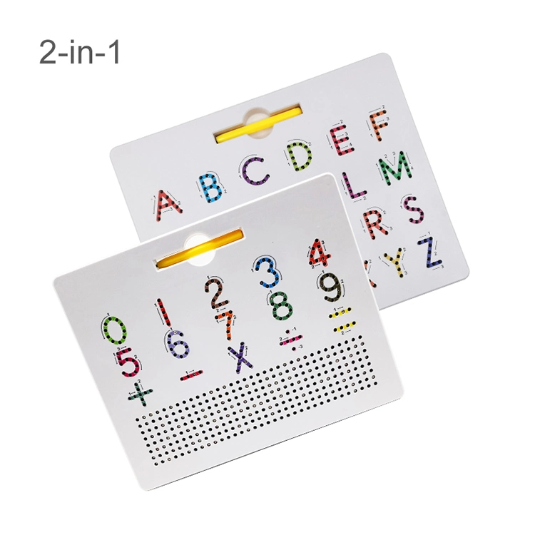 Double-Sided Magnetic Letter and Number Drawing Board Colorful Learning Toys