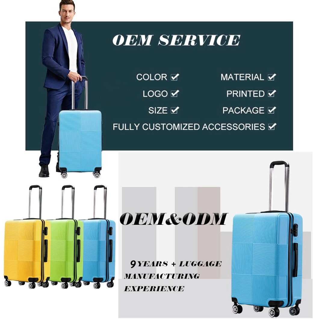 OEM Printing Hard Case Luggage Travel Carrier Spinner Trolley Bag
