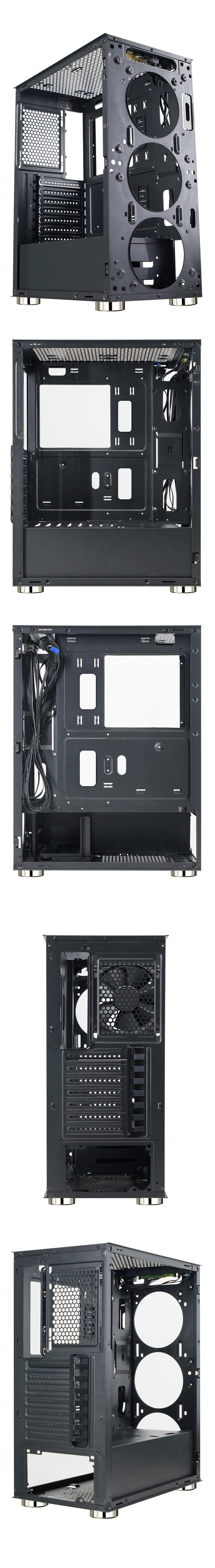 Y01 Full Tower PC Gaming Case Computer Case for ATX