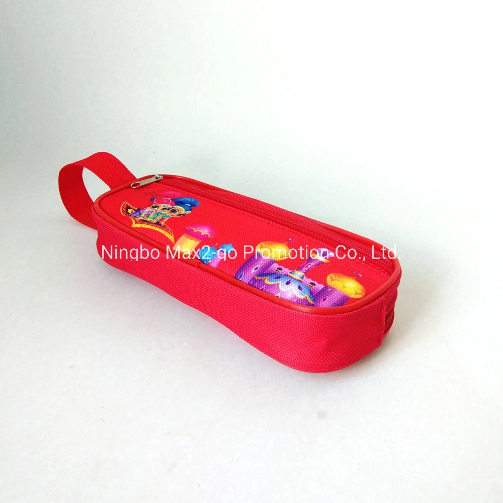 Cheap Polyester Portable Pencil Bag Give-Away Gifts Promotional Stationery