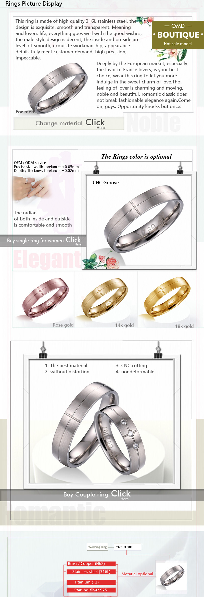 Opal Ring Couple Ring Set Wedding Ring Gold
