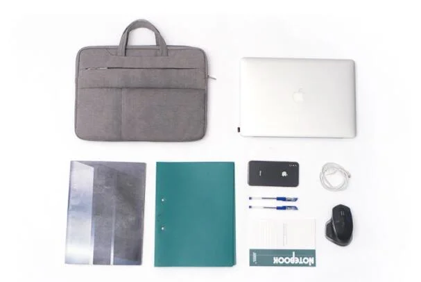 15.6 Inch Waterproof Soft Sleeve Anti Shock Business Briefcase Computer Case Handbag Laptop Bag