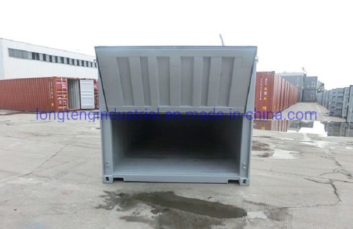 Easy Open and Closed Tarpaulin 20FT 40FT Waste Open Top Container