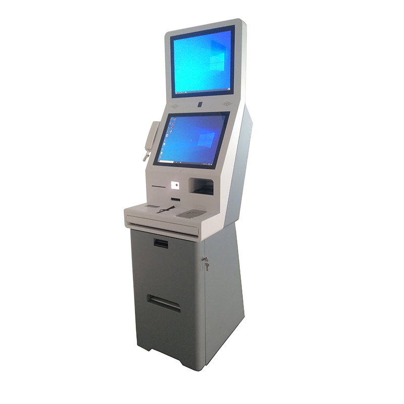 Smart Hotel Kiosk with Freely Checkin Checkout Passport Scanning