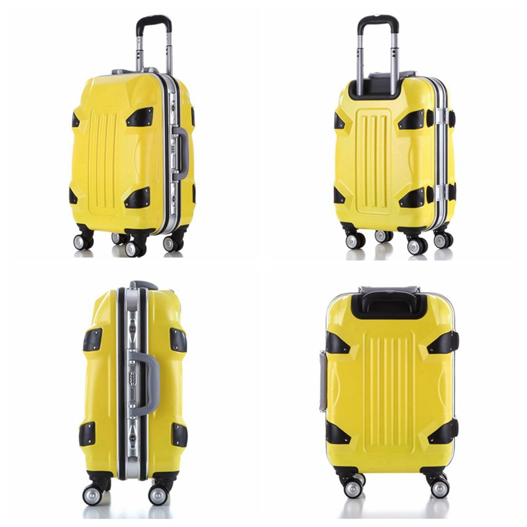 Business Travelling Bags Tsa Lock Trolley Suitcase Case Aluminum Luggage