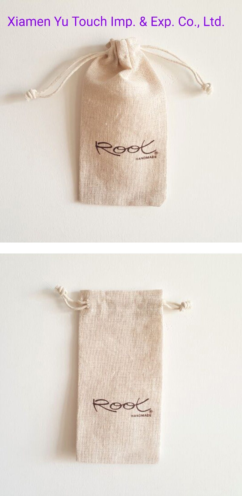 Linen Jewelry Pouch/Linen Drawstring Bag/Jute Bag