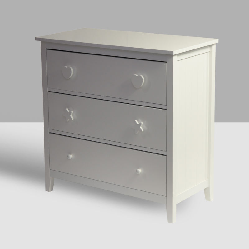 Home Furniture 3 Drawer Chest Storage Unit for The Bedroom