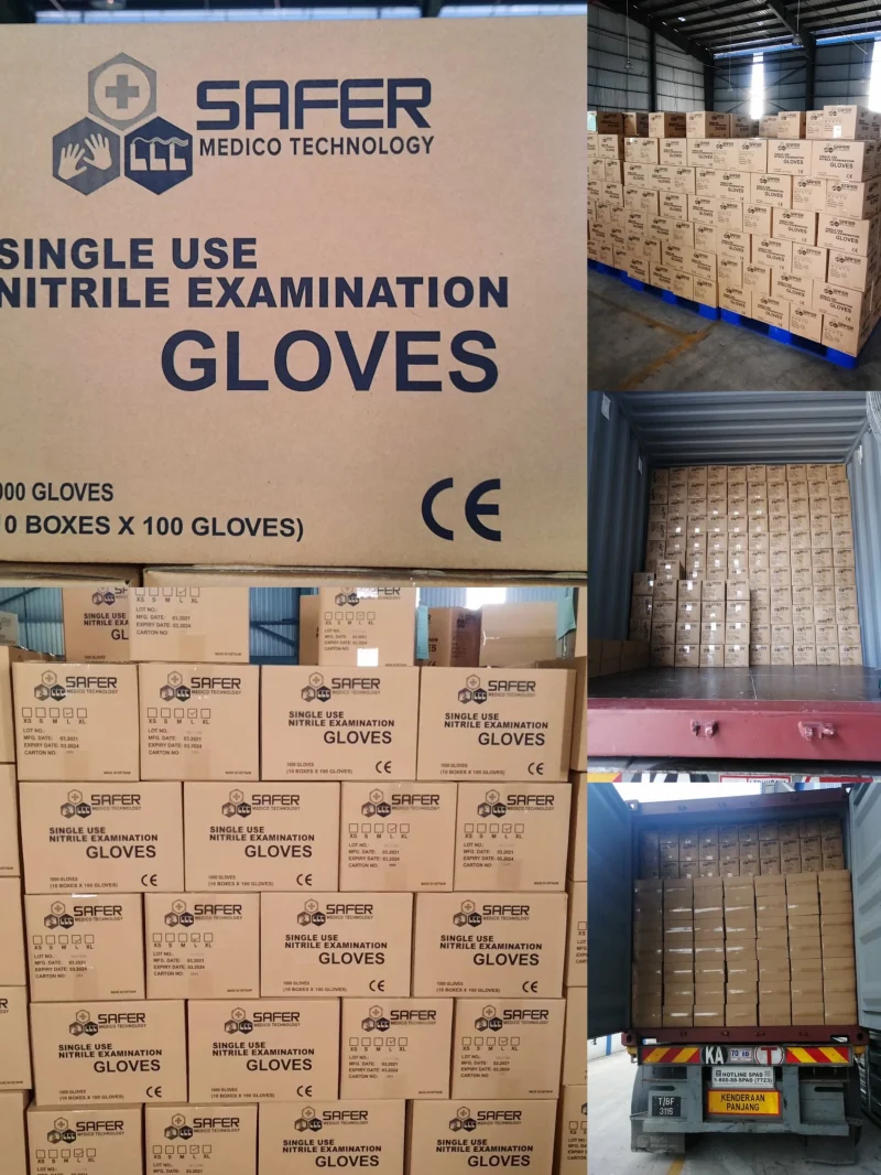 Nitrile Examination Violet Gloves Powder Free