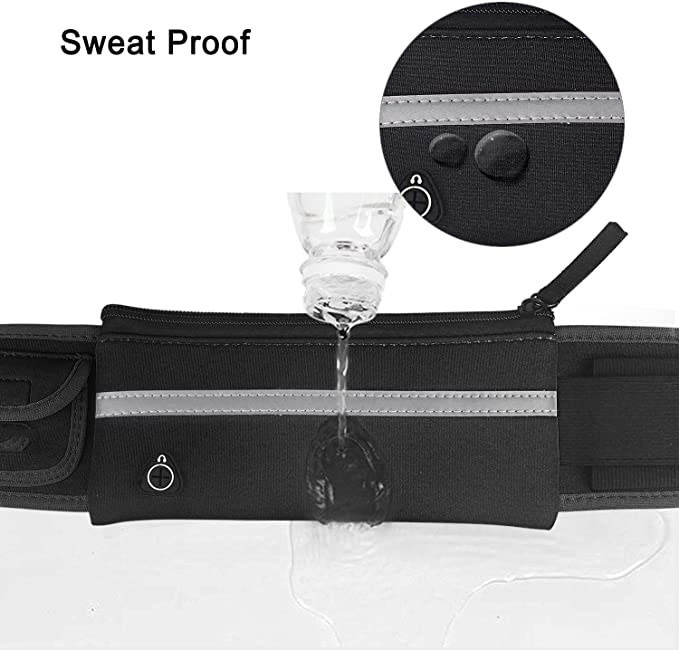 Sport Bag Hip, Neoprene Belt Bag, Waterproof Waist Pouch